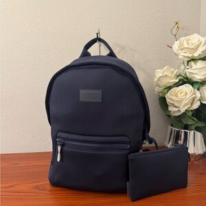Dagne Dover Navy Mini Backpack with Matching Pouch